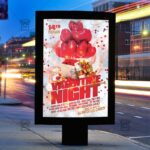 Download Valentines Night Celebration PSD Flyer Template Now