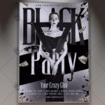 Download Black Party - Club Flyer PSD Template