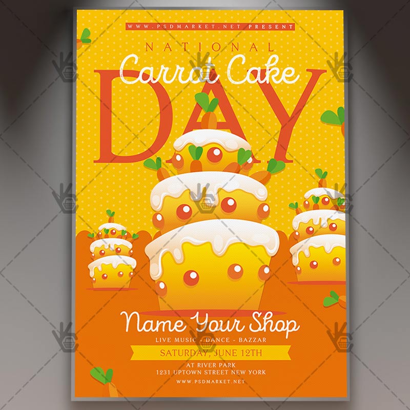 carrot_cake_day_flyer_psd_psdmarket_1.jpg Download Carrot Cake Day - American Flyer PSD Template