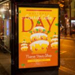Download Carrot Cake Day - American Flyer PSD Template-3