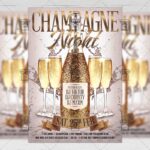 Download Champagne Night PSD Flyer Template Now