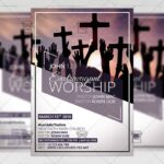 Download Extravaganza Worship PSD Flyer Template Now