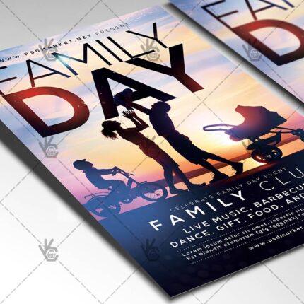 Download Family Day Celebration - Community Flyer PSD Template-2