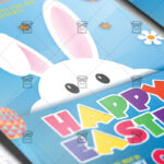 Download Happy Easter Celebration 2018 PSD Flyer Template Now