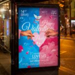 Download Happy Valentines Event - Club Flyer PSD Template-3