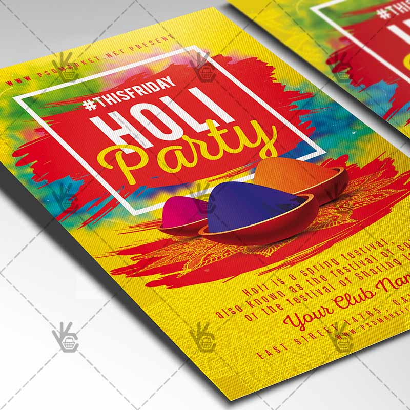 holi_party_flyer_psd_psdmarket_2.jpg Download Holi Party - Club Flyer PSD Template-2