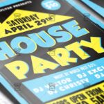 Download House Party PSD Flyer Template Now
