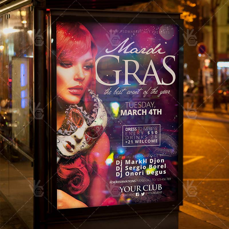 mardi_gras_event_flyer_psd_psdmarket_3.jpg Download Mardi Gras Event - Carnival Flyer PSD Template-3