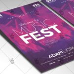 Download Music Fest - Club Flyer PSD Template-2