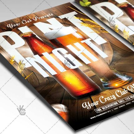 Download Pint Night - Club Flyer PSD Template-2
