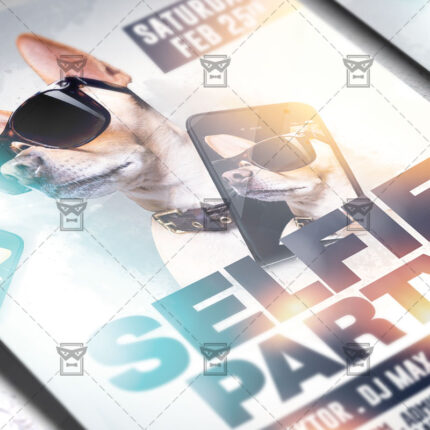 Download Selfie Party PSD Flyer Template Now