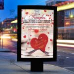 Download Singles Valentines Day Dinner PSD Flyer Template Now
