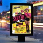 Download Snapchat Party PSD Flyer Template Now