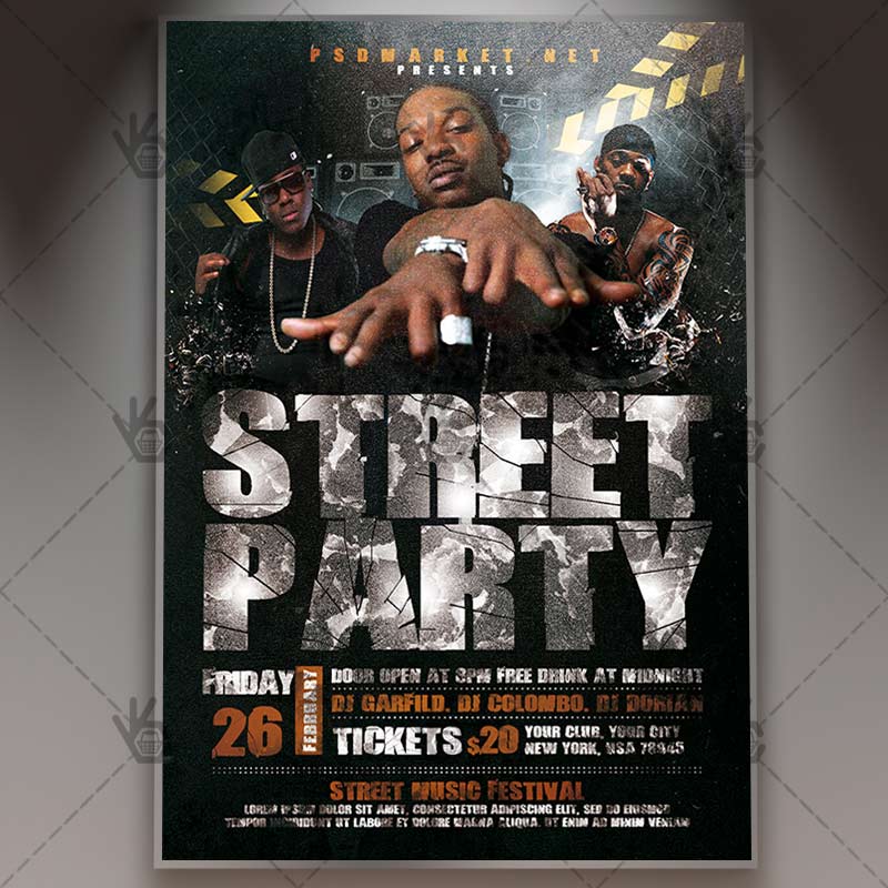 street_party_flyer_psd_psdmarket_1.jpg Download Street Party - Club Flyer PSD Template