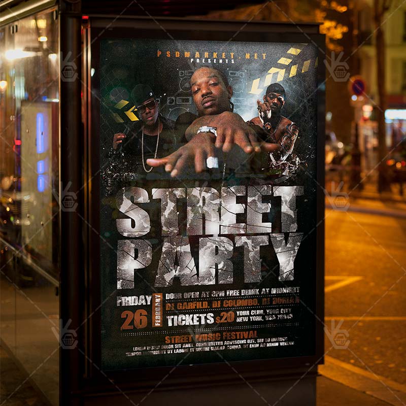 street_party_flyer_psd_psdmarket_3.jpg Download Street Party - Club Flyer PSD Template-3