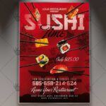 Download Sushi Restaurant - Business Flyer PSD Template