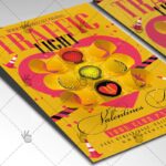 Download Traffic Light - Valentine Flyer PSD Template-2
