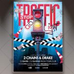 Download Traffic Light Party - Club Flyer PSD Template