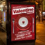 Download Valentine Dinner - Club Flyer PSD Template-3