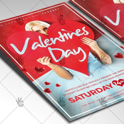 Download Valentines Day Love Notes - Flyer PSD Template-2