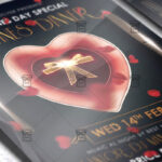 Download Valentines Dinner PSD Flyer Template Now