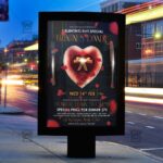 Download Valentines Dinner PSD Flyer Template Now