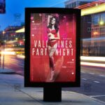 Download Valentines Party Night PSD Flyer Template Now