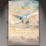 Download Air Travel - Seasonal Flyer PSD Template