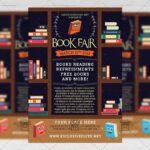 Download Book Fair PSD Flyer Template Now