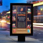 Download Book Fair PSD Flyer Template Now