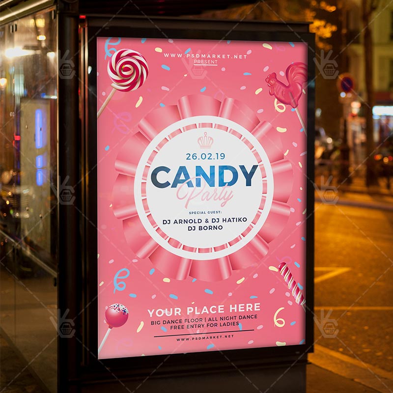 candy_party_flyer_psd_psdmarket_3.jpg Download Candy Party - Club Flyer PSD Template-3