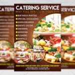 Download Catering PSD Flyer Template Now