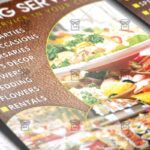 Download Catering PSD Flyer Template Now