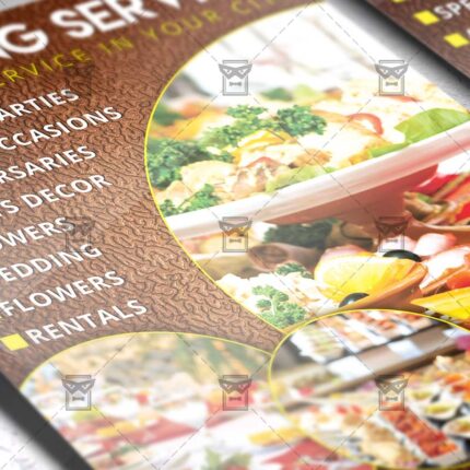 Download Catering PSD Flyer Template Now