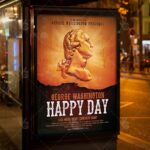 Download George Washington Day - American Flyer PSD Template-3