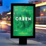 Download Green Night PSD Flyer Template Now