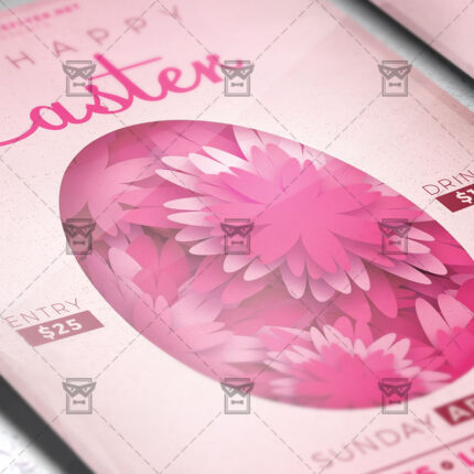 Download Happy Easter PSD Flyer Template Now