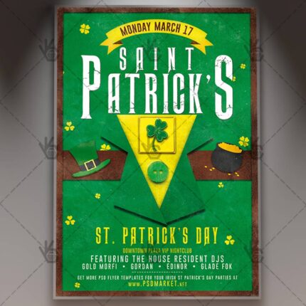 Download Happy Patrick's Day - Club Flyer PSD Template