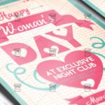 Happy Woman's Day Template - Flyer PSD + Instagram Ready Size
