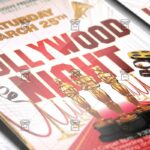 Download Hollywood Night PSD Flyer Template Now