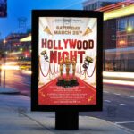 Download Hollywood Night PSD Flyer Template Now