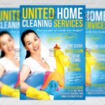 Download House Cleaning Service PSD Flyer Template Now