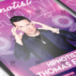 Download Hypnotist Show PSD Flyer Template Now