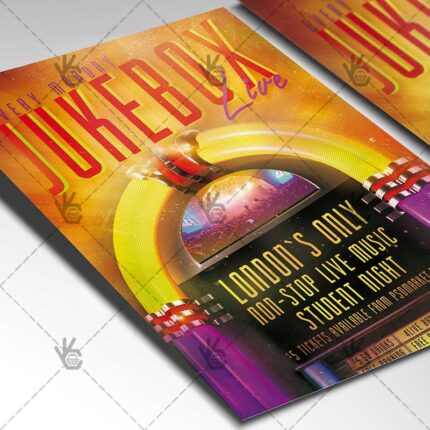 Download Jukebox Live - Club Flyer PSD Template-2