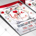 Download Love Time - Valentines Flyer PSD Template-2