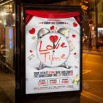 Download Love Time - Valentines Flyer PSD Template-3