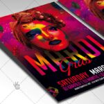 Download Mardi Gras Celebration - Carnival Flyer PSD Template-2