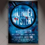 Download Murder Mystery - Club Flyer PSD Template