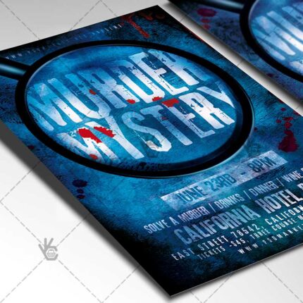 Download Murder Mystery - Club Flyer PSD Template-2