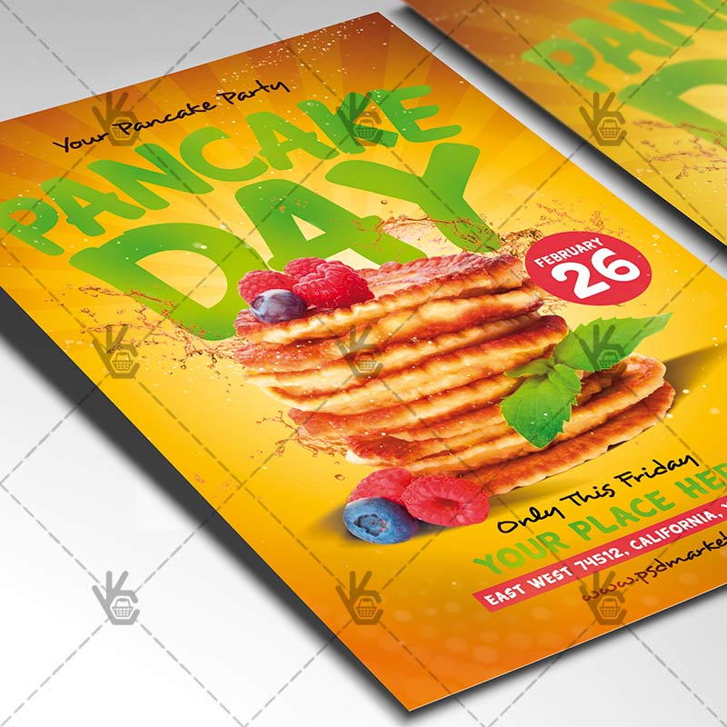 pancake_day_flyer_psd_psdmarket_2.jpg Download Pancake Day - Food Flyer PSD Template-2
